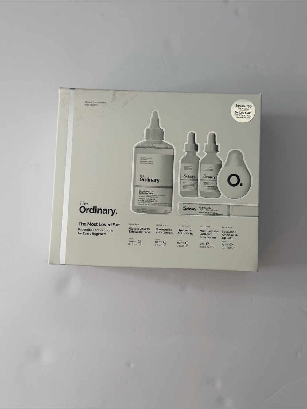NIB The Ordinary Most Loved Set